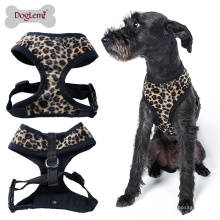 Leopard Pet Control Arnés para perros y gatos Soft Mesh Walk Collar Safety Strap Vest